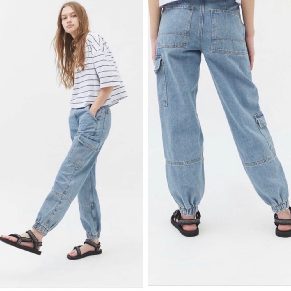 NWOT BDG urban outfitters blue jogger jeans